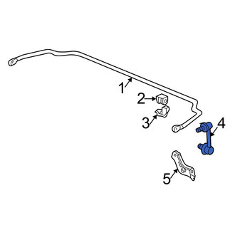 Honda OE - Front Left Suspension Stabilizer Bar Link