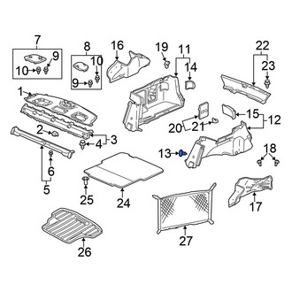 Honda OE - Lower Liftgate Trim Panel Clip