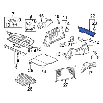 Honda OE - Rear Trunk Trim Panel