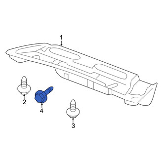 Honda OE - Lower Quarter Panel Trim Panel Clip