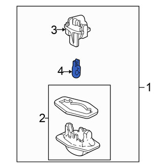 Honda OE - License Plate Light Bulb