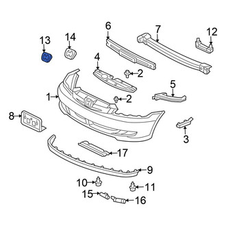 Honda OE - Front Grille Emblem