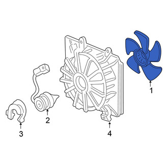 Honda OE - Engine Cooling Fan Blade