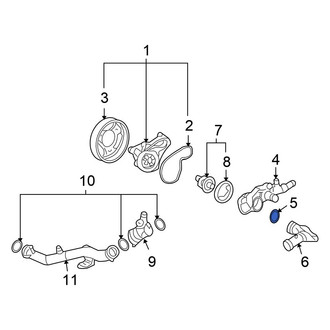 Honda OE - Engine Water Pump O-Ring