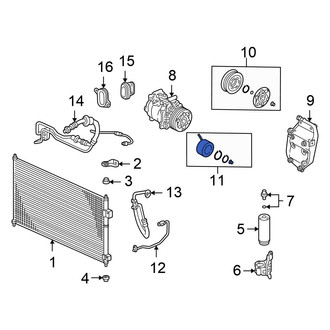 Honda OE - A/C Compressor Clutch Coil