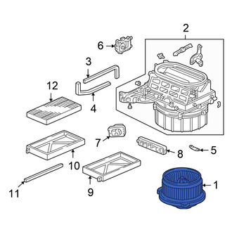 Honda OE - HVAC Blower Motor Assembly