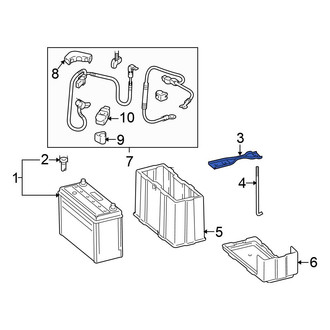 Honda OE - Battery Hold Down