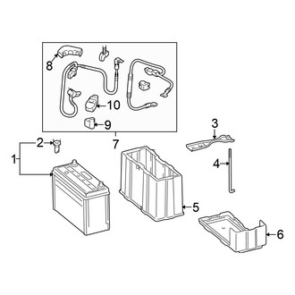 Honda OE - Electrical - Battery (Conventional), (1.3L)