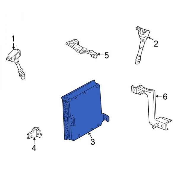 Honda OE 37820PZAA11 Engine Control Module (ECM)