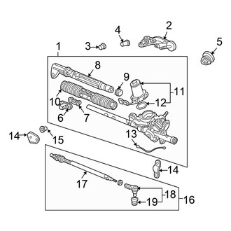 Honda OE - Steering Gear & Linkage