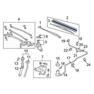 Honda OE - Front Right Wiper Blade Refill