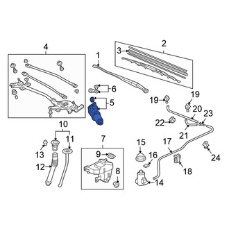 Honda OE - Wiper Motor