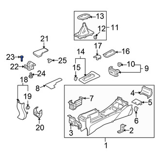 Honda OE - Console Armrest Screw