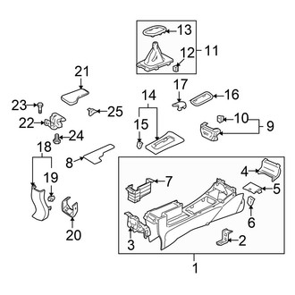 Honda OE - Center Console (1.3L)