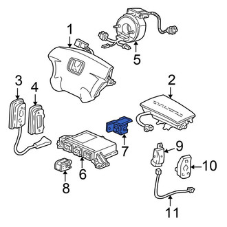 Honda OE - Front Left Air Bag Impact Sensor