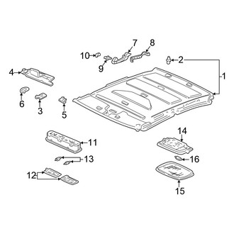 Honda OE - Roof - Interior Trim (1.3L)