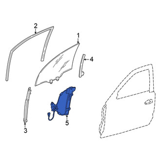 Honda OE - Front Right Window Regulator