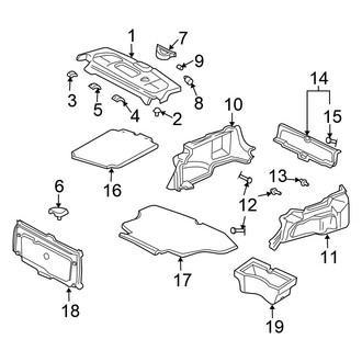 Honda OE - Rear Body & Floor - Interior Trim (1.3L)