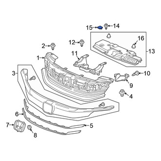 Honda OE - Radiator Support Access Cover Cap