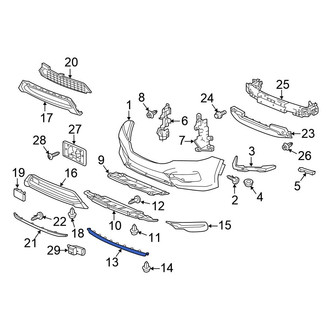 Honda OE - Front Radiator Support Air Deflector
