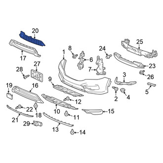 Honda OE - Front Upper Grille