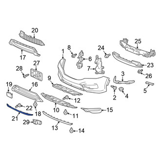 Honda OE - Front Bumper Trim