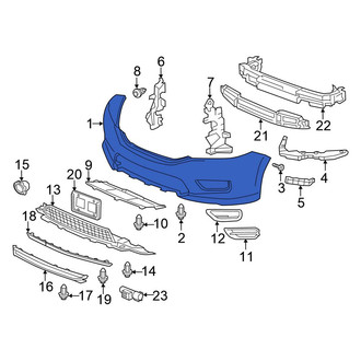 Honda OE - Front Bumper Cover