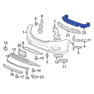 Honda OE - Front Bumper Impact Bar