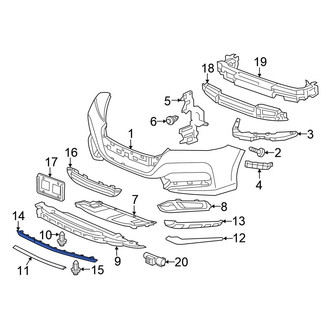 Honda OE - Front Radiator Support Air Deflector