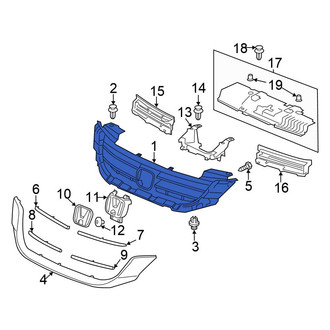 Honda OE - Front Lower Grille