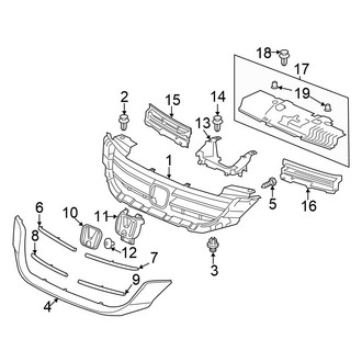 Honda OE - Grille & Components