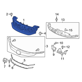 Honda OE - Front Upper Grille