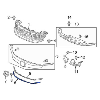 Honda OE - Front Lower Grille Molding