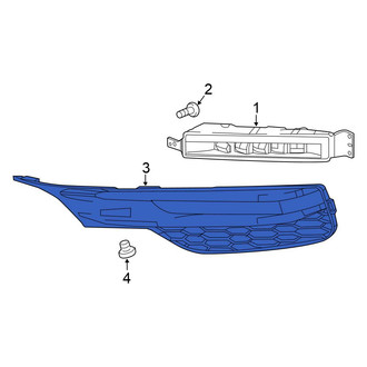 Honda OE - Front Right Fog Light Trim