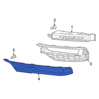 Honda OE - Front Left Upper Fog Light Trim
