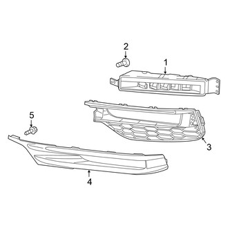 Honda OE - Front Lamps - Fog Lamps (Hybrid / Hybrid EX-L / Hybrid Touring)