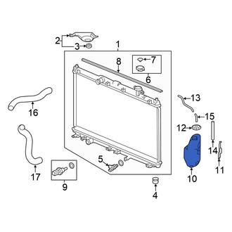 Honda OE - Engine Coolant Reservoir