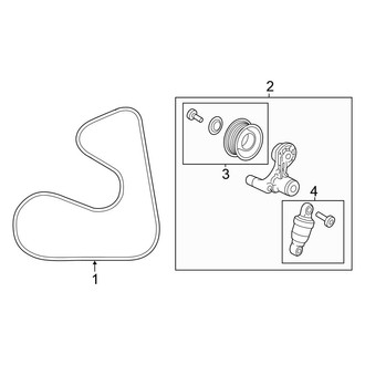 Honda OE - Cooling - Belts & Pulleys (Sedan)