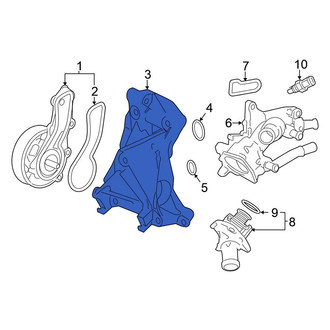 Honda OE - Engine Water Pump Housing