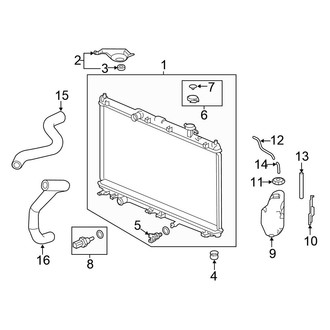 Honda OE - Cooling - Radiator & Components (Engine Cooling)