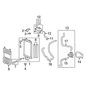 Honda OE - Cooling - Radiator & Components (Battery Cooling), (2.0L)