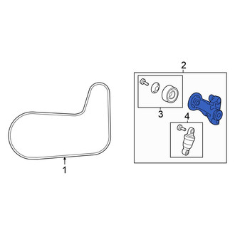 Honda OE - Accessory Drive Belt Tensioner Assembly
