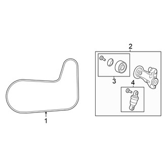 Honda OE - Cooling - Belts & Pulleys (Sedan 3.5L)