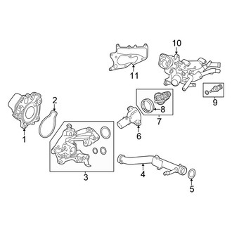 Honda OE - Cooling - Water Pump (Hybrid / Hybrid EX-L / Hybrid Touring)