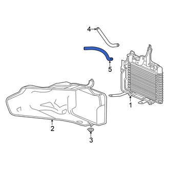 Honda OE - Automatic Transmission Oil Cooler Hose
