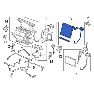 Honda OE - A/C Evaporator Core