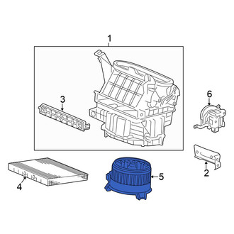 Honda OE - HVAC Blower Motor Assembly