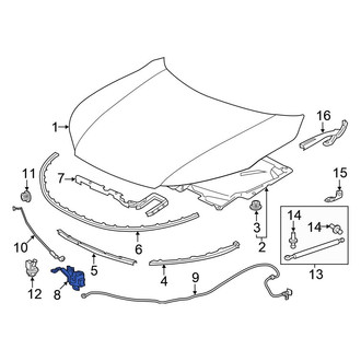 Honda OE - Front Hood Latch