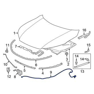 Honda OE - Front Hood Release Cable