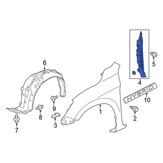 Honda OE - Front Left Fender Insulator